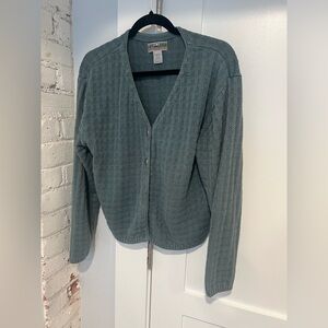 Women’s Vintage EMS Ramie/Cotton cardigan, size M